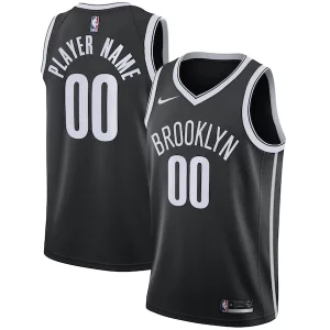 Gorgeous Raffinato Cool Brooklyn Nets Nike 2020/21 Swingman Custom Jersey Icon Edition Black  per i veri fan