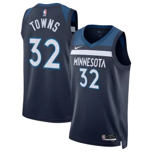 Gorgeous Trendy Karl Anthony Towns Minnesota Timberwolves Nike Unisex Swingman Jersey Icon Edition Navy  per i veri fan