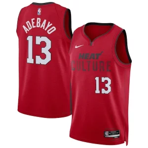 Incantevole Bam Adebayo Miami Heat Nike Unisex 2024/25 Swingman Player Jersey City Edition Red  per i veri fan