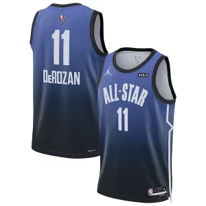 Incantevole DeMar DeRozan Jordan Brand 2023 NBA All Star Game Swingman Jersey Blue  per i veri fan