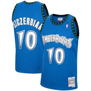 Incantevole Elegante Meraviglioso Wally Szczerbiak Minnesota Timberwolves 2001/02 Hardwood Classics Swingman Jersey Blue  per i veri fan