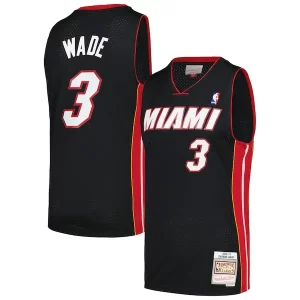 Incantevole Fantastico Magnifico Dwyane Wade Miami Heat 2012/13 Hardwood Classics Swingman Jersey Black  per i veri fan