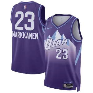 Incantevole Lauri Markkanen Utah Jazz Nike Unisex 2024/25 Swingman Player Jersey City Edition Purple  per i veri fan