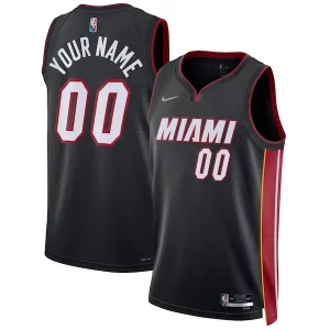 Incantevole Miami Heat Nike 2021/22 Diamond Swingman Custom Jersey Icon Edition Black  per i veri fan