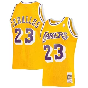Incantevole Sofisticato Resistente Cedric Ceballos Los Angeles Lakers 1994/95 Hardwood Classics Swingman Jersey Gold  per i veri fan