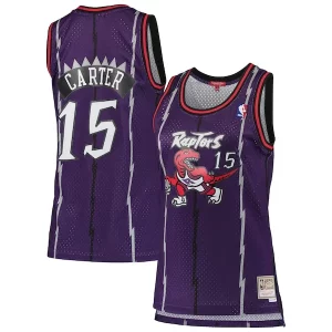 Incantevole Vince Carter Toronto Raptors Women's 1998/99 Hardwood Classics Swingman Jersey Purple  per i veri fan