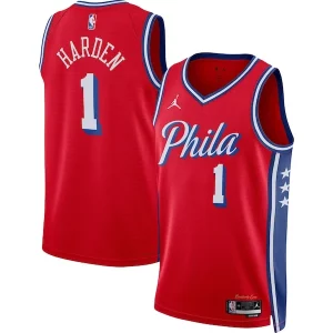 Lussuoso Accattivante James Harden Philadelphia 76ers Jordan Brand Unisex Swingman Jersey Statement Edition Red  per i veri fan