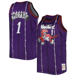 Lussuoso Carino Gorgeous Tracy McGrady Toronto Raptors Big & Tall Hardwood Classics 1998/99 Swingman Jersey Purple  per i veri fan