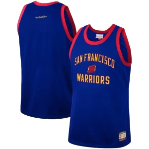 Lussuoso Eccezionale Golden State Warriors Hardwood Classics Team Heritage Fashion Jersey Royal  per i veri fan
