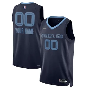 Lussuoso Incantevole Eccezionale Memphis Grizzlies Nike 2021/22 Diamond Swingman Custom Jersey Icon Edition Navy  per i veri fan