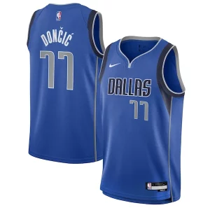 Lussuoso Luka Dončić Dallas Mavericks Nike Youth Swingman Jersey Icon Edition Blue  per i veri fan