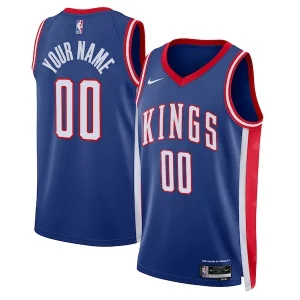 Lussuoso Sacramento Kings Nike Unisex 2024/25 Custom Swingman Jersey City Edition Blue  per i veri fan