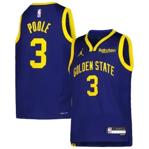 Lussuoso Stupendo Jordan Poole Golden State Warriors Youth 2022/23 Swingman Jersey Navy Statement Edition  per i veri fan