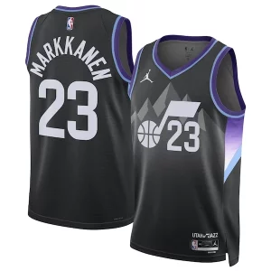 Magnifico Eccezionale Lauri Markkanen Utah Jazz Jordan Brand Unisex 2024/25 Swingman Jersey Statement Edition Black per i veri fan