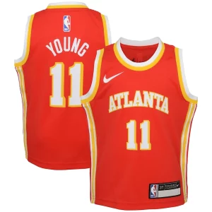 Magnifico Fascinante Trae Young Atlanta Hawks Nike Toddler Swingman Player Jersey Icon Edition Red  per i veri fan