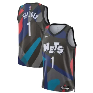 Magnifico Incantevole Sofisticato Mikal Bridges Brooklyn Nets Nike Unisex 2023/24 Swingman Jersey Black City Edition  per i veri fan