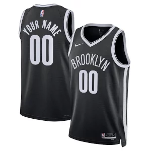 Magnifico Meraviglioso Brooklyn Nets Nike Unisex Swingman Custom Jersey Black Icon Edition  per i veri fan