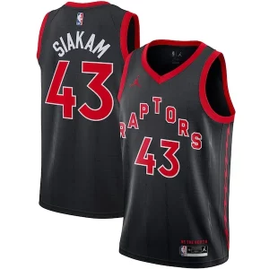Magnifico Pascal Siakam Toronto Raptors Jordan Brand 2020/21 Swingman Jersey Statement Edition Black  per i veri fan