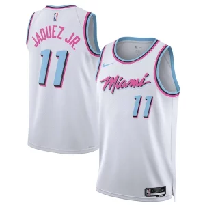 Magnifico Prestigioso Incantevole Jaime Jaquez Jr. Miami Heat Nike Unisex 2024/25 Swingman Player Jersey City Edition White  per i veri fan