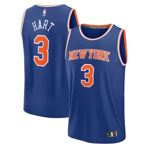 Magnifico Resistente Versatile Josh Hart New York Knicks Fast Break Replica Player Jersey Icon Edition Royal  per i veri fan