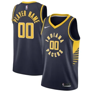 Magnifico Splendido Attraente Indiana Pacers Nike Swingman Custom Jersey Navy Icon Edition  per i veri fan