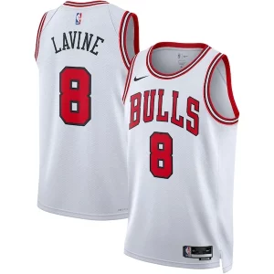 Magnifico Splendido Robusto Zach LaVine Chicago Bulls Nike Unisex Swingman Jersey Association Edition White/Red  per i veri fan