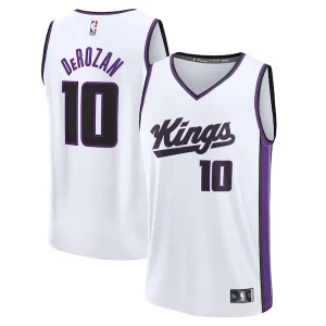 Delizioso DeMar DeRozan Sacramento Kings Youth Fast Break Replica Player Jersey Association Edition White  per i veri fan