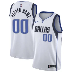 Meraviglioso Incantevole Bellissimo Dallas Mavericks Nike 2020/21 Swingman Custom Jersey Association Edition White  per i veri fan