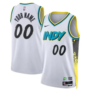 Meraviglioso Indiana Pacers Nike Unisex 2024/25 Custom Swingman Jersey City Edition White  per i veri fan