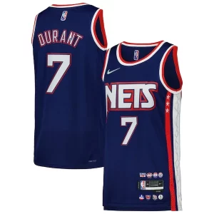 Meraviglioso Kevin Durant Brooklyn Nets Nike Swingman Player Jersey City Edition Blue/Gray  per i veri fan