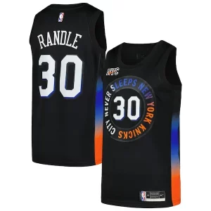 Meraviglioso Lussuoso Incantevole Julius Randle New York Knicks Nike Swingman Player Jersey City Edition Black  per i veri fan