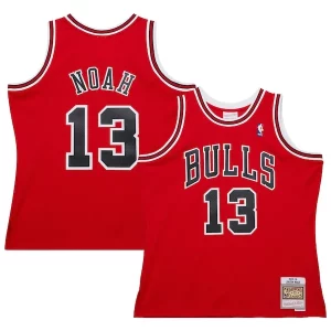 Meraviglioso Lussuoso Joakim Noah Chicago Bulls 2013/14 Hardwood Classics Swingman Jersey Red  per i veri fan