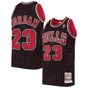 Bellissimo Raffinato Men's Chicago Bulls Michael Jordan Black 1996/97 Hardwood Classics Authentic Jersey  per i veri fan