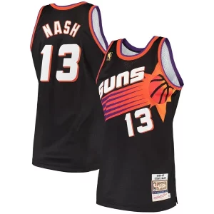 Meraviglioso Steve Nash Phoenix Suns 1996/97 Hardwood Classics Authentic Jersey Black  per i veri fan