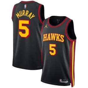 Moderno Dejounte Murray Atlanta Hawks Jordan Brand Unisex Swingman Jersey Statement Edition Black  per i veri fan