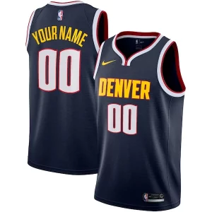 Moderno Denver Nuggets Nike 2022/23 Swingman Custom Jersey Icon Edition Navy  per i veri fan