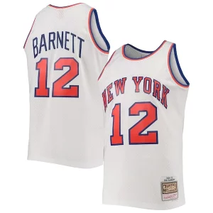 Moderno Dick Barnett New York Knicks 1969/70 Hardwood Classics Swingman Jersey White  per i veri fan