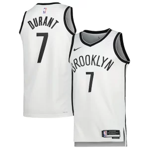 Moderno Kevin Durant Brooklyn Nets Nike Unisex Swingman Jersey Association Edition White/Black  per i veri fan