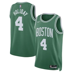 Moderno Meraviglioso Bellissimo Jrue Holiday Boston Celtics Nike Unisex Swingman Jersey Icon Edition Kelly Green  per i veri fan