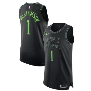 Moderno Nike Zion Williamson New Orleans Pelicans Authentic Jersey City Edition Black  per i veri fan