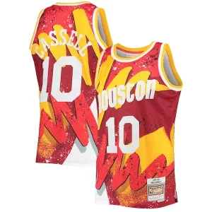 Moderno Robusto Resistente Sam Cassell Houston Rockets Hardwood Classics 1993/94 Hyper Hoops Swingman Jersey Red  per i veri fan