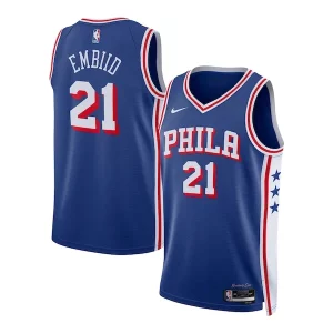 Moderno Splendido Joel Embiid Philadelphia 76ers Nike Youth Swingman Jersey Icon Edition Royal  per i veri fan