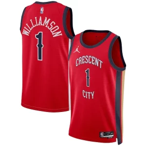 Moderno Splendido Zion Williamson New Orleans Pelicans Jordan Brand Unisex Swingman Jersey Statement Edition Red  per i veri fan