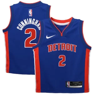 Moderno Trendy Bellissimo Cade Cunningham Detroit Pistons Nike Toddler Swingman Player Jersey Icon Edition Blue  per i veri fan