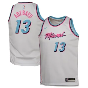 Ottimo Delizioso Bam Adebayo Miami Heat Nike Youth 2024/25 Swingman Player Jersey City Edition White  per i veri fan