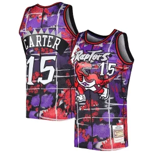 Ottimo Incantevole Vince Carter Toronto Raptors 1998/99 Hardwood Classics Lunar New Year Swingman Jersey Purple  per i veri fan