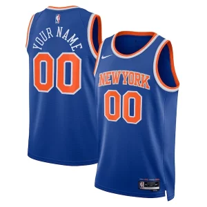 Ottimo New York Knicks Nike Unisex Swingman Custom Jersey Blue Icon Edition  per i veri fan