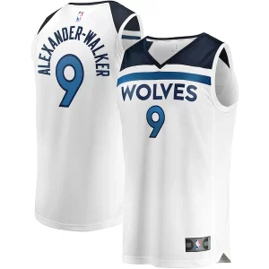 Ottimo Nickeil Alexander Walker Minnesota Timberwolves Youth Fast Break Replica Player Jersey Association Edition White  per i veri fan