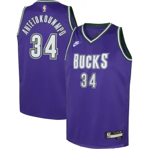 Ottimo Pratico Incantevole Giannis Antetokounmpo Milwaukee Bucks Nike Youth 2022/23 Swingman Jersey Purple Classic Edition  per i veri fan