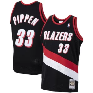 Ottimo Scottie Pippen Portland Trail Blazers 1999/00 Hardwood Classics Swingman Jersey Black  per i veri fan